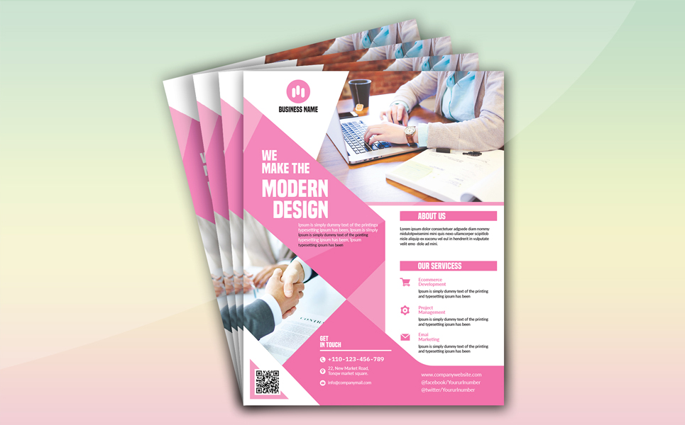 Download Фирменный стиль "Flyer (Editable) - Corporate Identity Template" / Flyer (Editable) - Corporate Identity Template - Фирменный стиль advert,business,car,clients,company,connection,corporate,digital,editable,facebook,flyer,leasing,letter,marketing,media,mobile,modern,network,offer,print ready