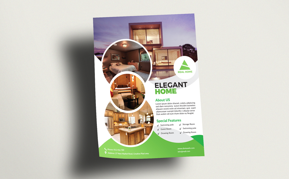 Download Фирменный стиль "Real Estate Flyer (Editable) - Corporate Identity Template" / Real Estate Flyer (Editable) - Corporate Identity Template - Фирменный стиль advertisement,advertising,agency,agent,broker,commercial,flyer,home,house,leaflet,lease,loan,magazine,marketing,mortgage,negotiator,newspaper,open house,poster,professional