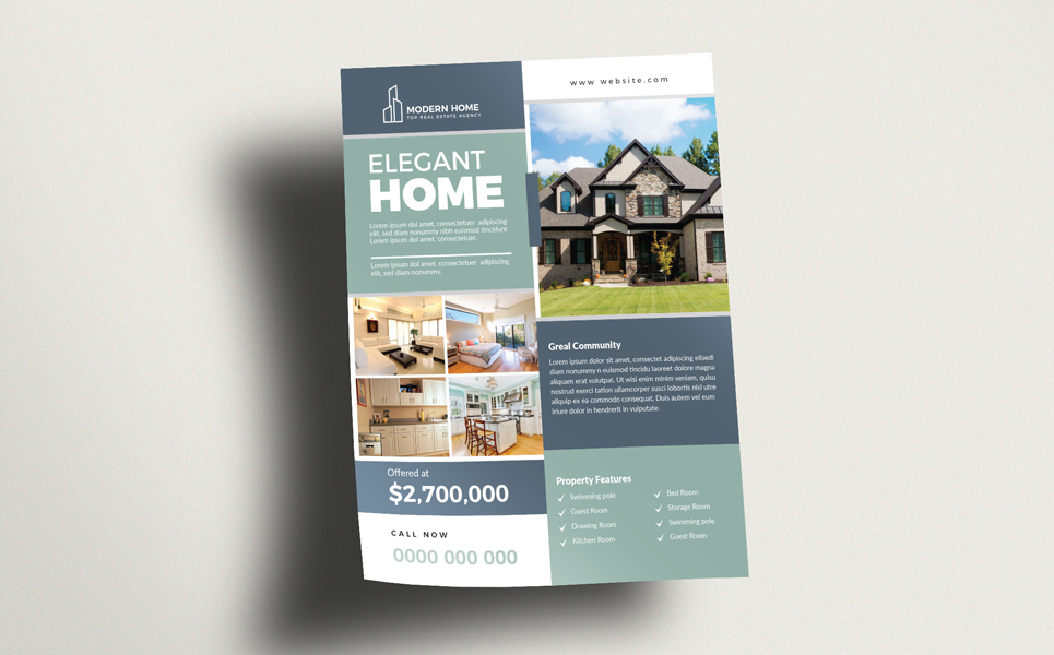 Download Фирменный стиль "Real Estate Flyer (Editable) - Corporate Identity Template" / Real Estate Flyer (Editable) - Corporate Identity Template - Фирменный стиль advertisement,advertising,agency,agent,broker,commercial,flyer,home,house,leaflet,lease,loan,magazine,marketing,mortgage,negotiator,newspaper,open house,poster,professional