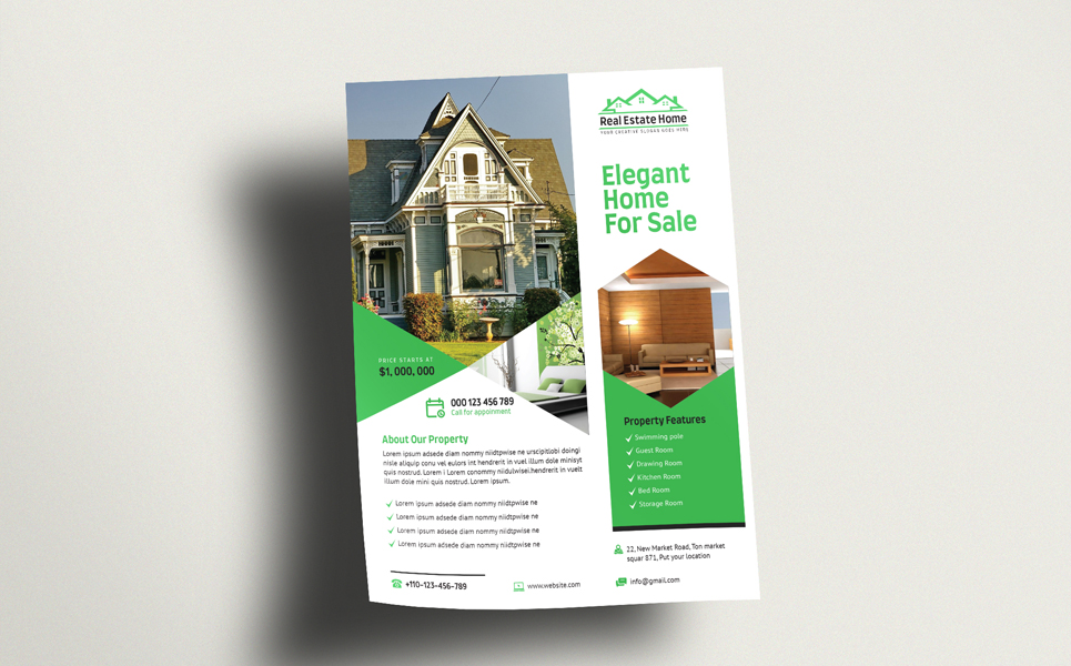 Download Фирменный стиль "Real Estate Flyer (Editable) - Corporate Identity Template" / Real Estate Flyer (Editable) - Corporate Identity Template - Фирменный стиль advertisement,advertising,agency,agent,broker,commercial,flyer,home,house,leaflet,lease,loan,magazine,marketing,mortgage,negotiator,newspaper,open house,poster,professional