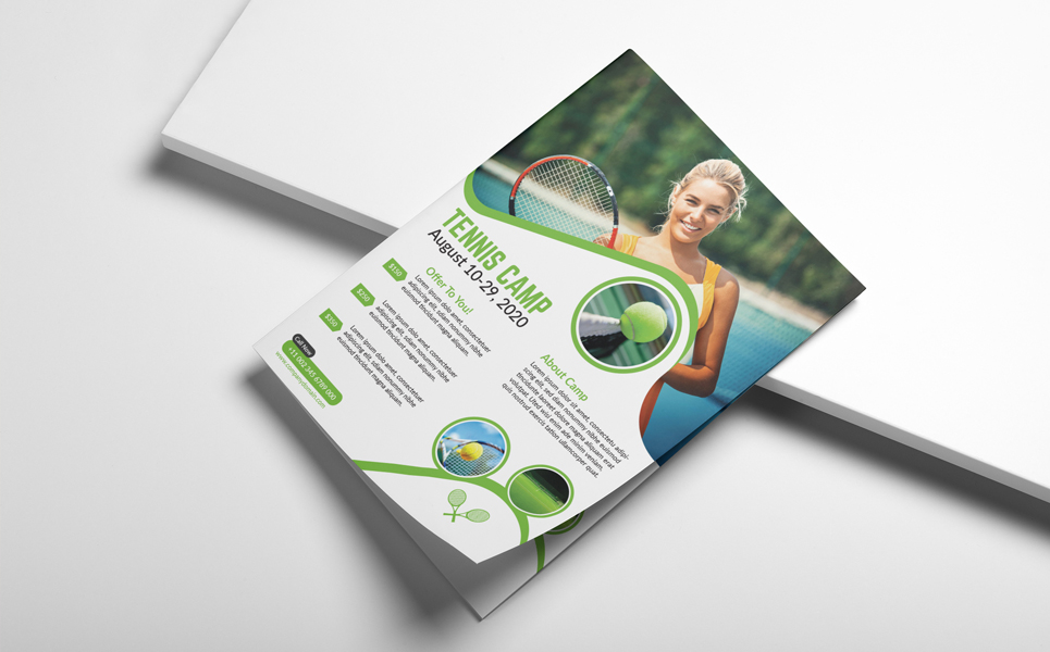 Download Фирменный стиль "Tennis Flyer (Editable) - Corporate Identity Template" / Tennis Flyer (Editable) - Corporate Identity Template - Фирменный стиль a4,community,flyer,leaflet,sport,sport flyer,template,tennis,tennis camp,tennis club,tennis competition,tennis cup,tennis outdoor,tennis training,tennis trophy,tournament