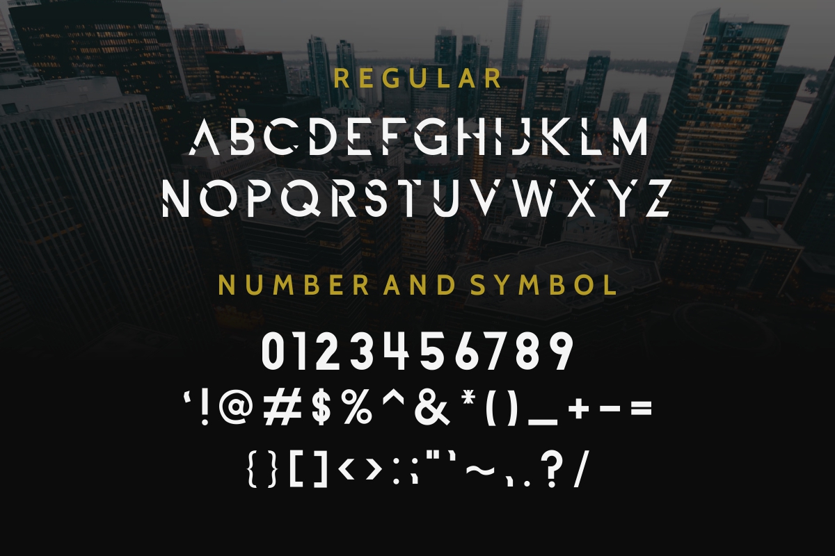 Aldith Schriftart Vorlage Kleiner Screenshot Schriftart namens "Aldith"