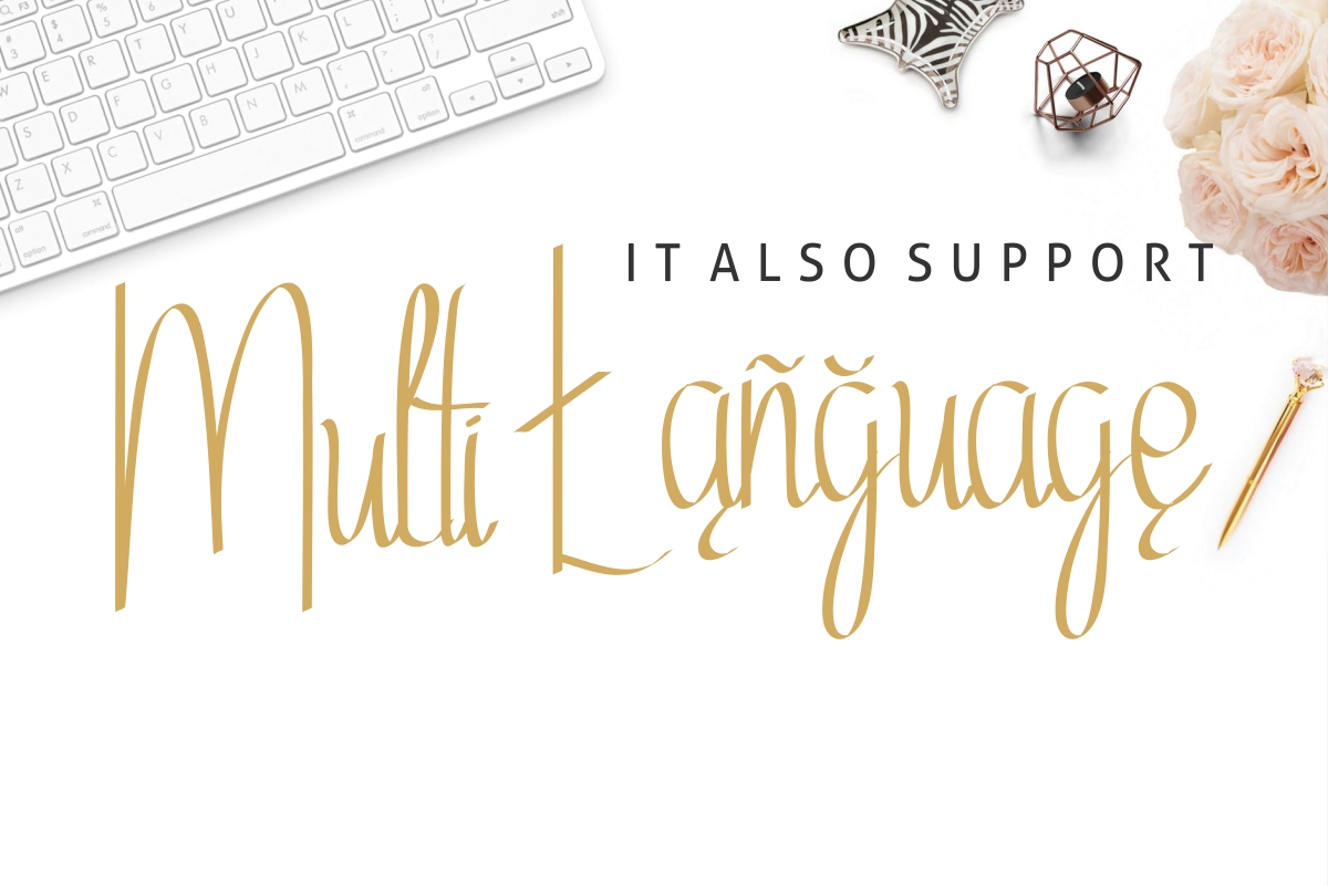 Ethelyne Font Template Small Screenshot Ethelyne Font