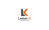 Letter K De Logotipo Screenshot Pequeno Letter K Template de Logotipo №81805