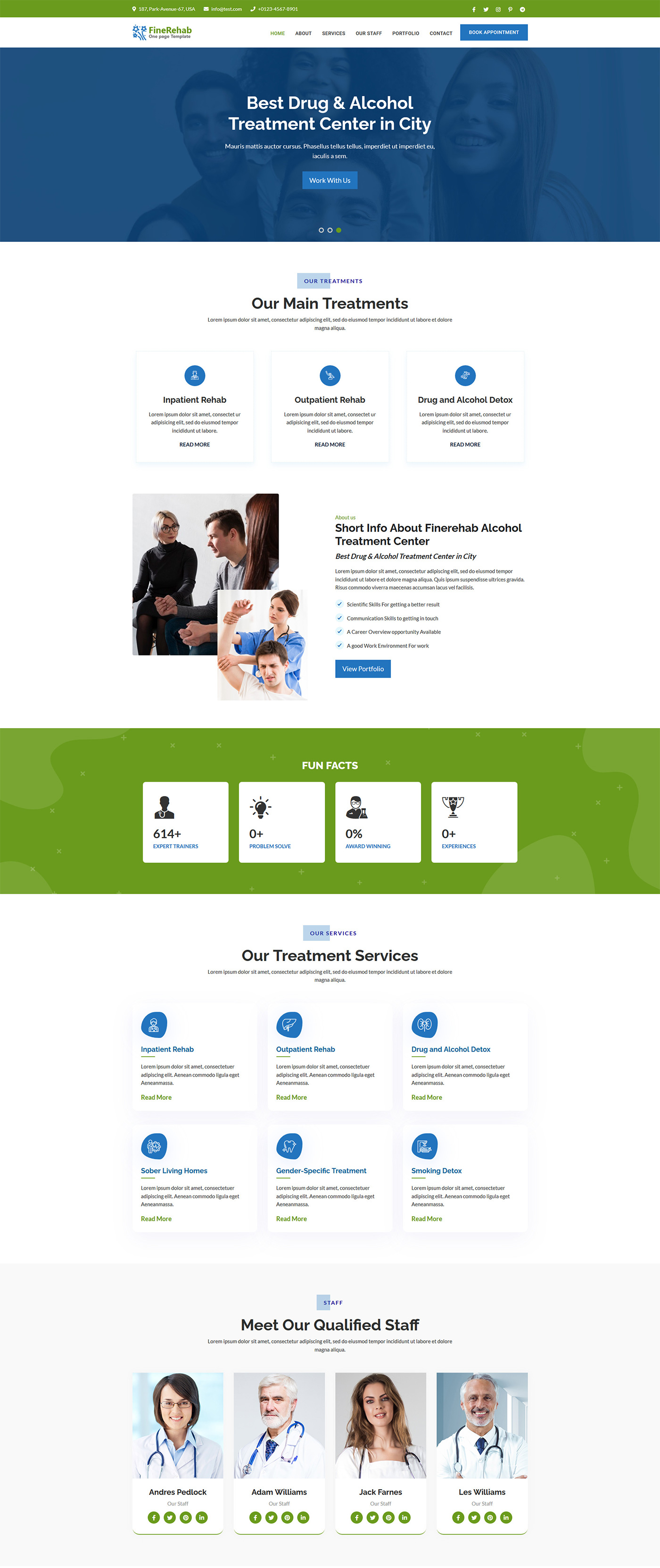 AccuRehab Landing Page Template