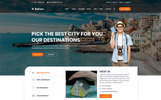 Bahon - Travel Agency Bootstrap PSD Theme Kleiner Screenshot PSD Vorlage namens "Bahon - Travel Agency"