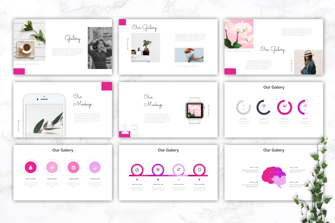 DREAMER - Creative Keynote Theme Small Screenshot DREAMER - Creative Keynote Template