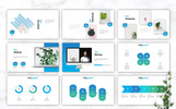 SATURN - Business PowerPoint Sablon Kis méretű képernyőkép SATURN - Business PowerPoint sablon