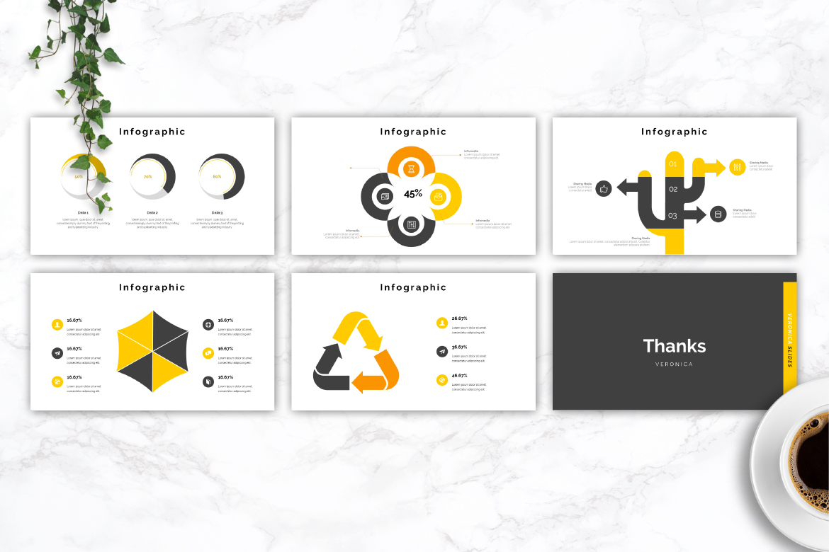 Veronika - Fashion Great Presentation Theme Small Screenshot Veronika - Fashion PowerPoint Template