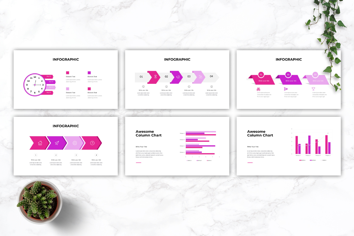 Chroma - Creative keynote template En liten skärmdump Chroma - Creative Keynote Template