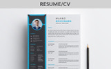 Marko Resume teması Küçük Ekran Görüntüsü Marko Resume Şablonu