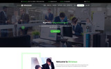 Strizious Premium PSD Vorlage Kleiner Screenshot PSD Vorlage namens "Strizious"