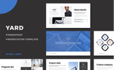 Yard PowerPoint Sablon Kis méretű képernyőkép Yard PowerPoint sablon