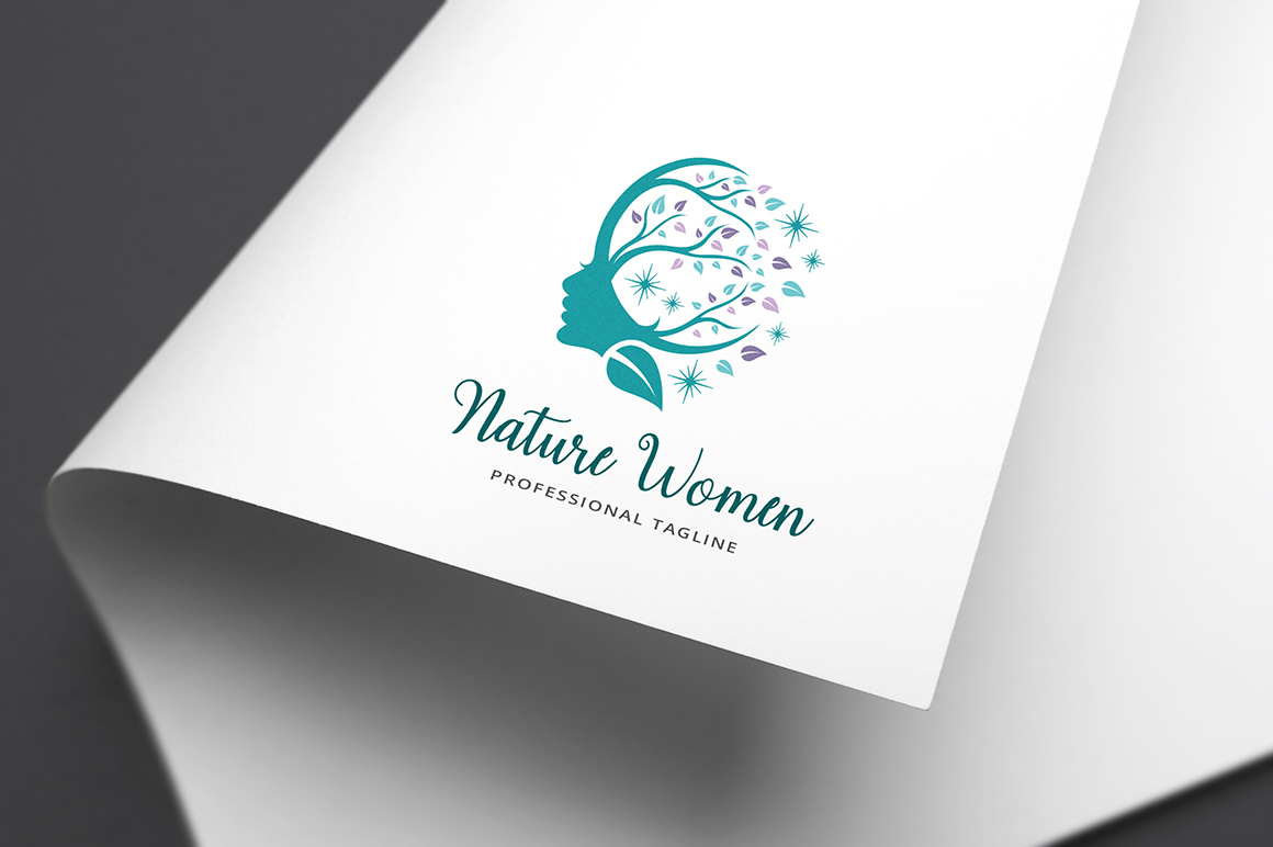 Download Шаблон логотипа "Nature Women Logo Template" / Nature Women Logo Template - Шаблон логотипа на тему графика agency,beauty,salon,cosmetics,dress,fashion,female,feminine,girl,hair,hairdresser,health,leaf,life,medical,nature,practice,product,products,psychology