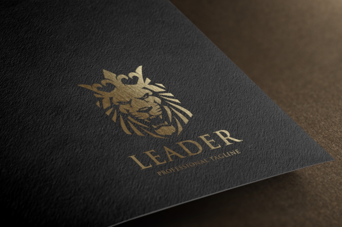 Download Шаблон логотипа "Leader Lion Logo Template" / Leader Lion Logo Template - Шаблон логотипа на тему графика animal,business,consultant,corporate,crown,digital,financial,firm,investing,investment,king,kingdom,lion,lion head,majestic,majesty,marketing,media,monarchy,professional