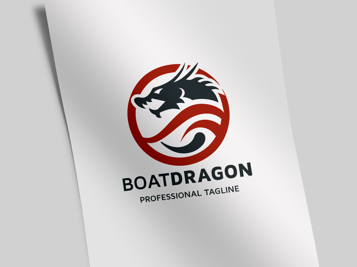 Download Шаблон логотипа "Dragon Logo Template" / Dragon Logo Template - Шаблон логотипа на тему графика brand,branding,competition,crew,dragon,dragon boat,dragonboat,fast,fun,hard,head,identity,leader,marine,muscle,paddle,print ready,quick,row,rowing