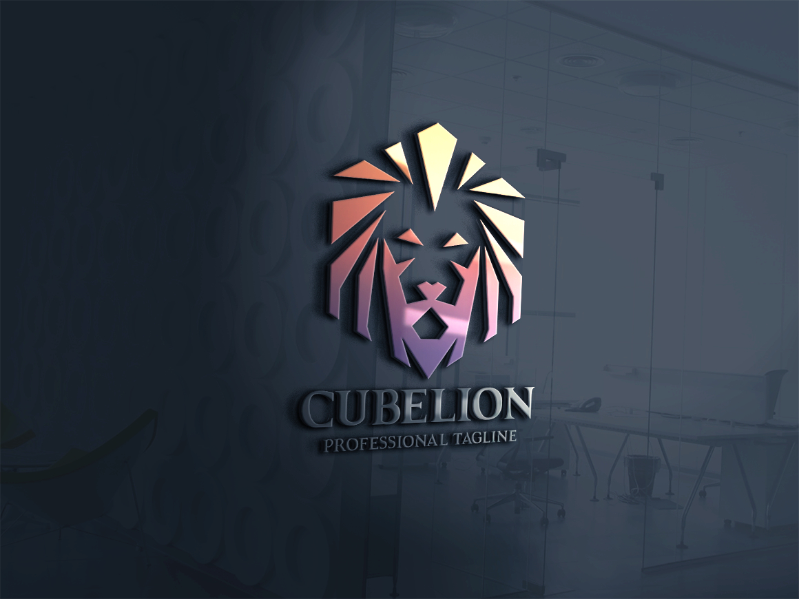 Download Шаблон логотипа "Cube Lion Logo Template" / Cube Lion Logo Template - Шаблон логотипа на тему графика agency,animals,bold,classic,clothes,company,creative,crest,elegant,emblem,fashion,hotel,insurance,jewellery,king,law,leadership,lion,luxurious,luxury
