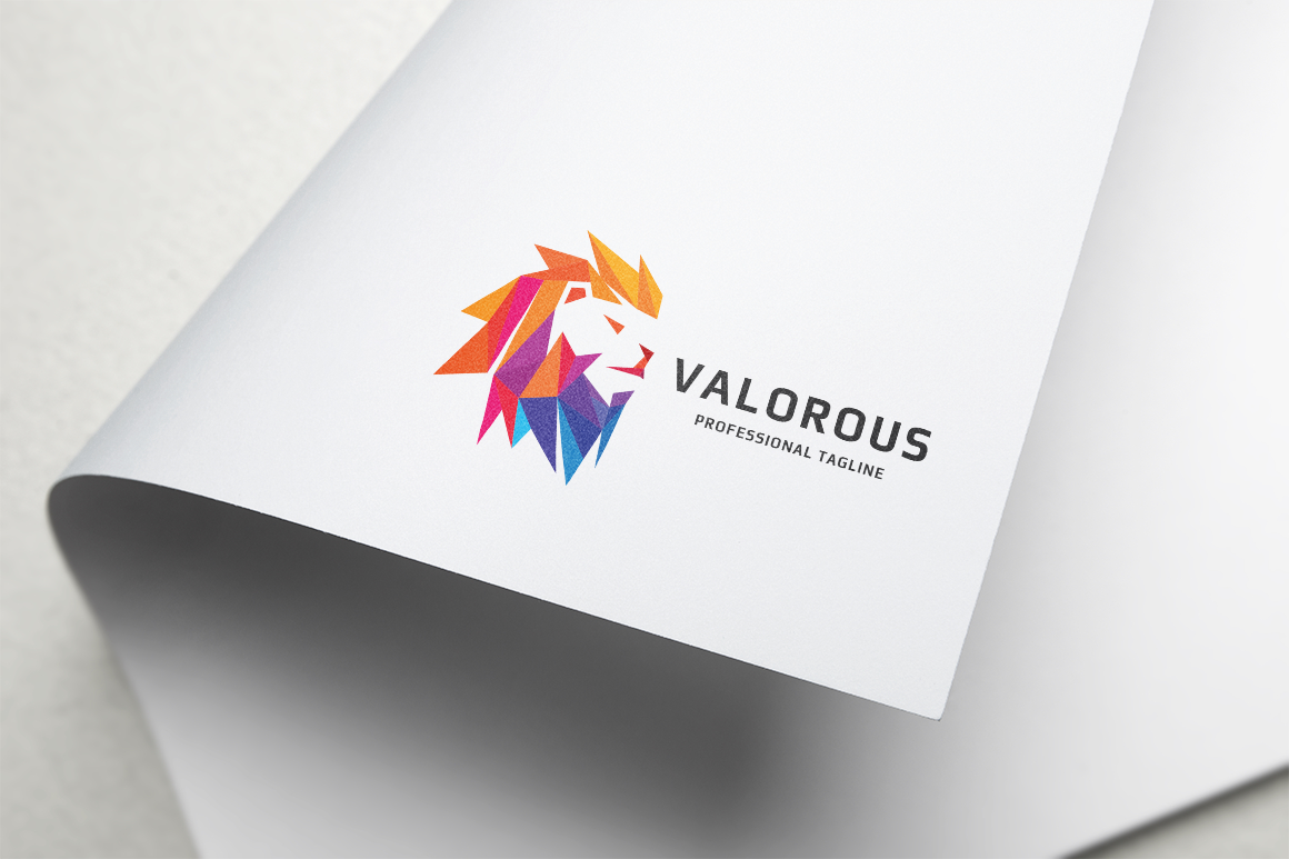Download Шаблон логотипа "Valorous Lion Logo Template" / Valorous Lion Logo Template - Шаблон логотипа на тему графика animal,animals,business,colorful,consultant,corporate,digital,finance,finances,financial,firm,fund,investing,investment,king,kingdom,lion,majestic,marketing,media