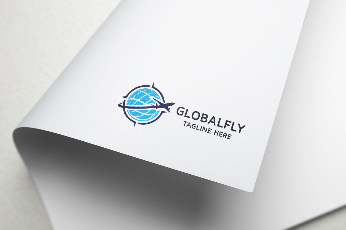 Download Шаблон логотипа "Global Fly Logo Template" / Global Fly Logo Template - Шаблон логотипа на тему графика air,airplane,airport,booking,colorful,delivery,destination,fly,getaway,global,global travel,holiday,jet,journey,light,logistics,plane,resort,shipping,sky