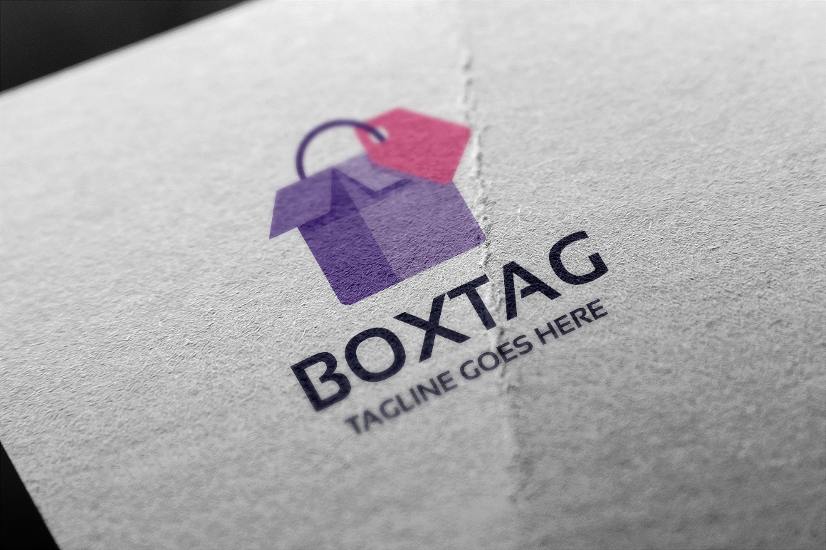 Download Шаблон логотипа "Box Tag Logo Template" / Box Tag Logo Template - Шаблон логотипа на тему графика app,arrow,box,cost,cube,delivery,design,download,fast,future,gift,gift box,host,internet,media,package,shop,shopping,smart,software