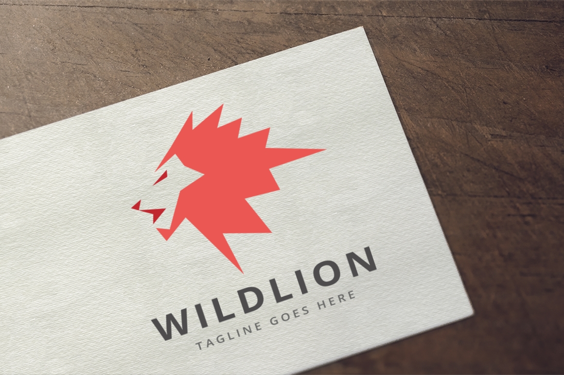 Download Шаблон логотипа "Wild Lion Logo Template" / Wild Lion Logo Template - Шаблон логотипа на тему графика animal,cat,king,king lion,lion,lion brand,lion head,lion king,lion logo,logo,power,wild