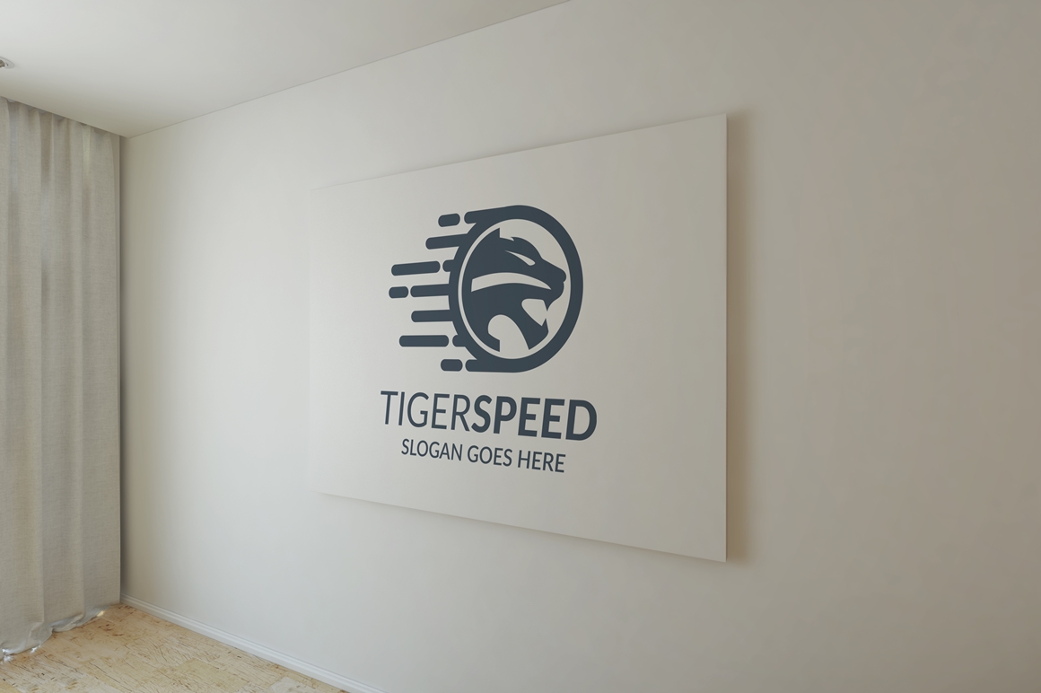Download Шаблон логотипа "Tiger Speed Logo Template" / Tiger Speed Logo Template - Шаблон логотипа на тему графика animal,belongings,brown,business,data,face,guard,lion,logo,protect,safe,secure,security,speed,tiger