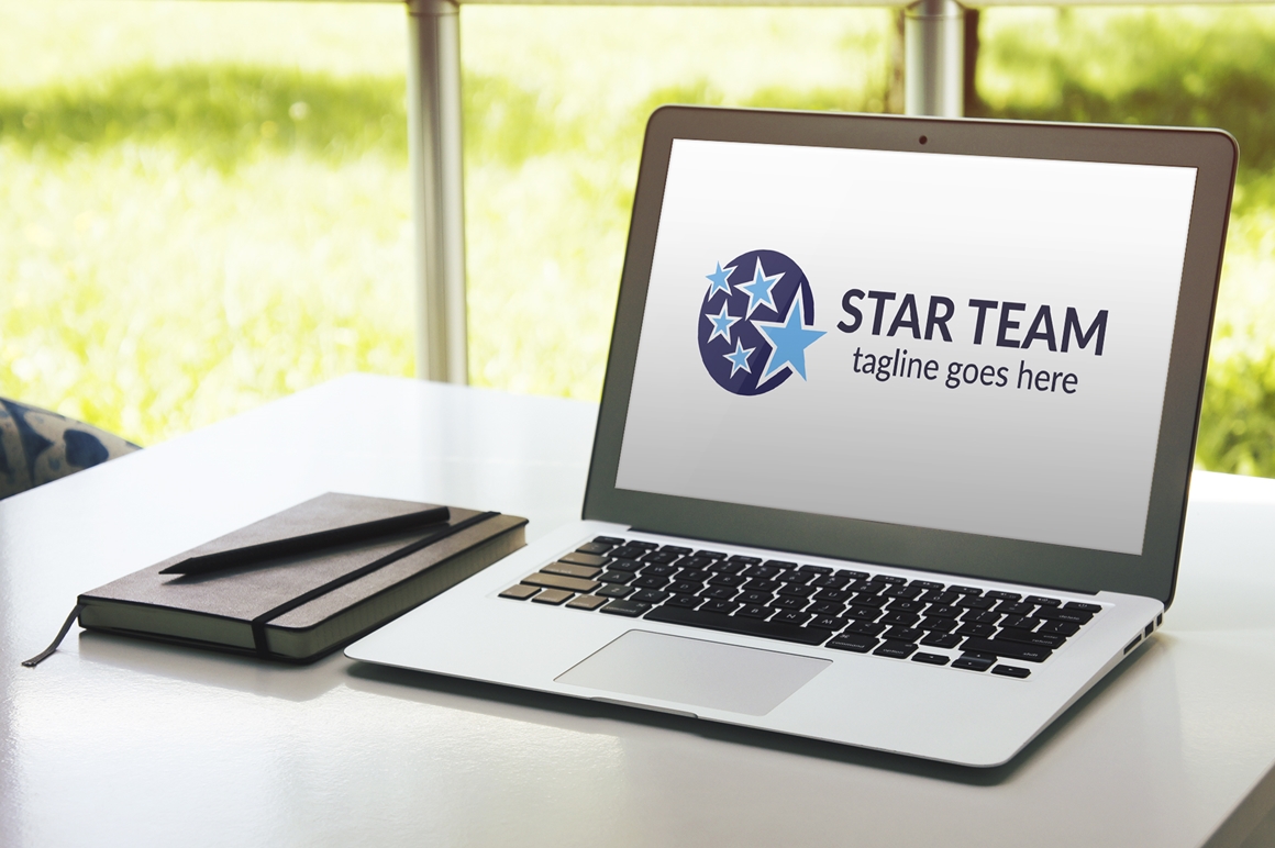 Download Шаблон логотипа "Star Team Logo Template" / Star Team Logo Template - Шаблон логотипа на тему графика global,connection,internet,network,link,technology,web,connect,modern,wireless,social,media,earth,tech,software,globe,circle,networking,star,team