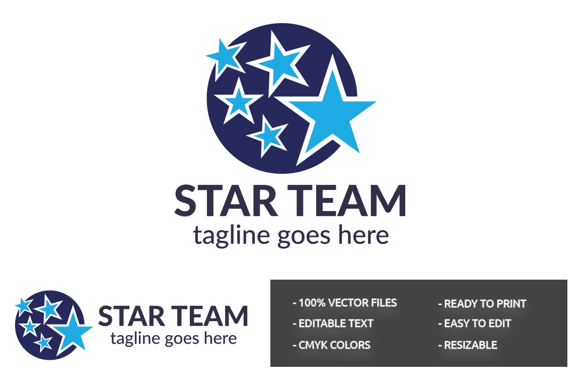 Download Шаблон логотипа "Star Team Logo Template" / Star Team Logo Template - Шаблон логотипа на тему графика global,connection,internet,network,link,technology,web,connect,modern,wireless,social,media,earth,tech,software,globe,circle,networking,star,team