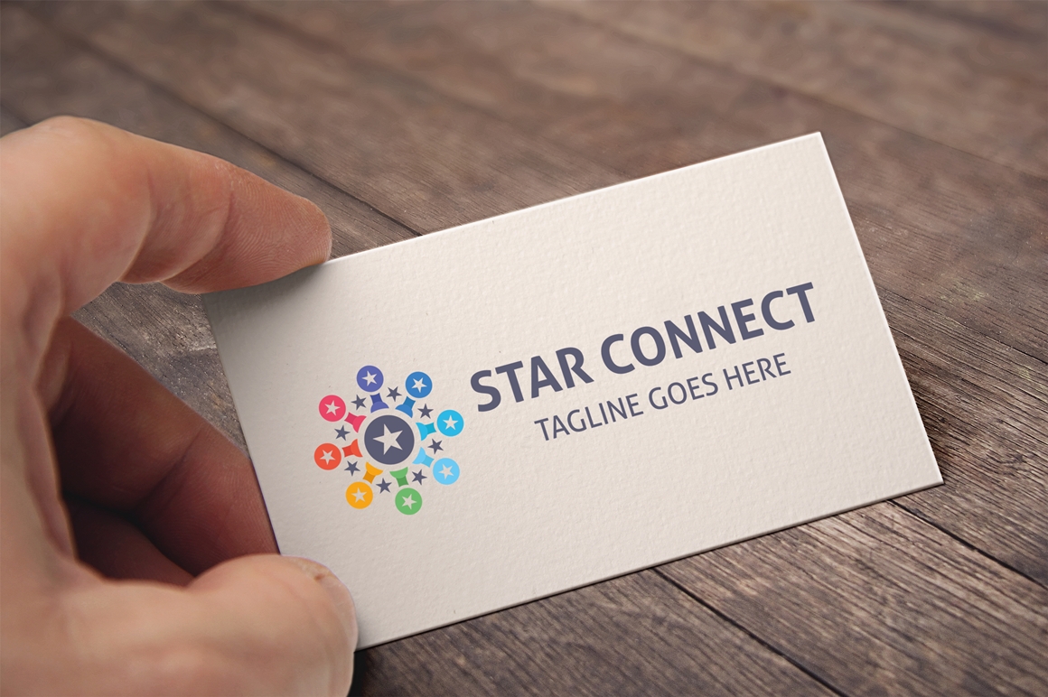 Download Шаблон логотипа "Star Connect Logo Template" / Star Connect Logo Template - Шаблон логотипа на тему графика global,connection,internet,network,link,technology,web,connect,modern,wireless,social,media,earth,cloud,tech,software,globe,circle,sphere,networking