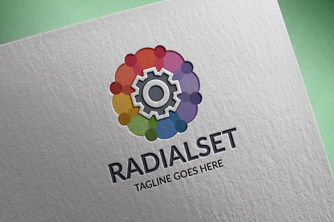 Download Шаблон логотипа "Radialset Logo Template" / Radialset Logo Template - Шаблон логотипа на тему графика computer,digital,electrician,fix,gear,hammer,handyman,icon,internet,maintenance,network,settings,symbol,system,technology,tool,vector,web