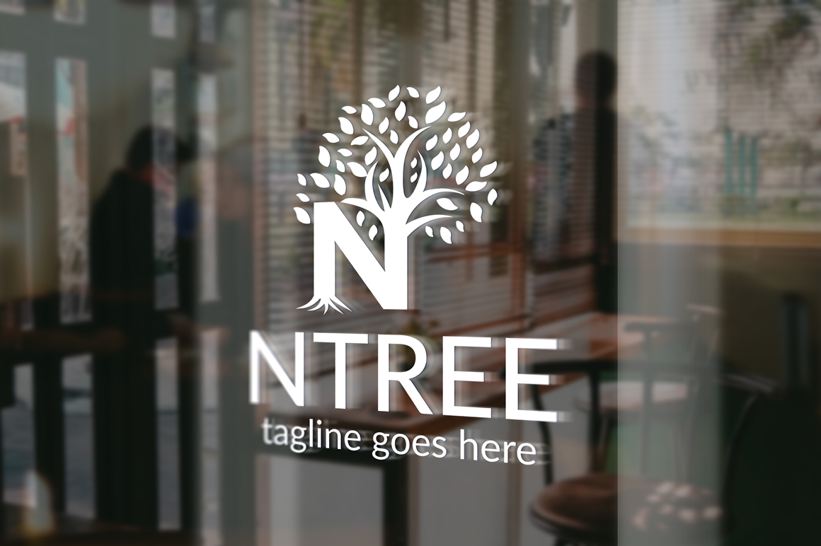Download Шаблон логотипа "NTree (Letter N) Logo Template" / NTree (Letter N) Logo Template - Шаблон логотипа на тему графика ecology,food,green,herbal,garden,grow,leaf,letter n,nature,organic,plant,restaurant,tree,web,wood