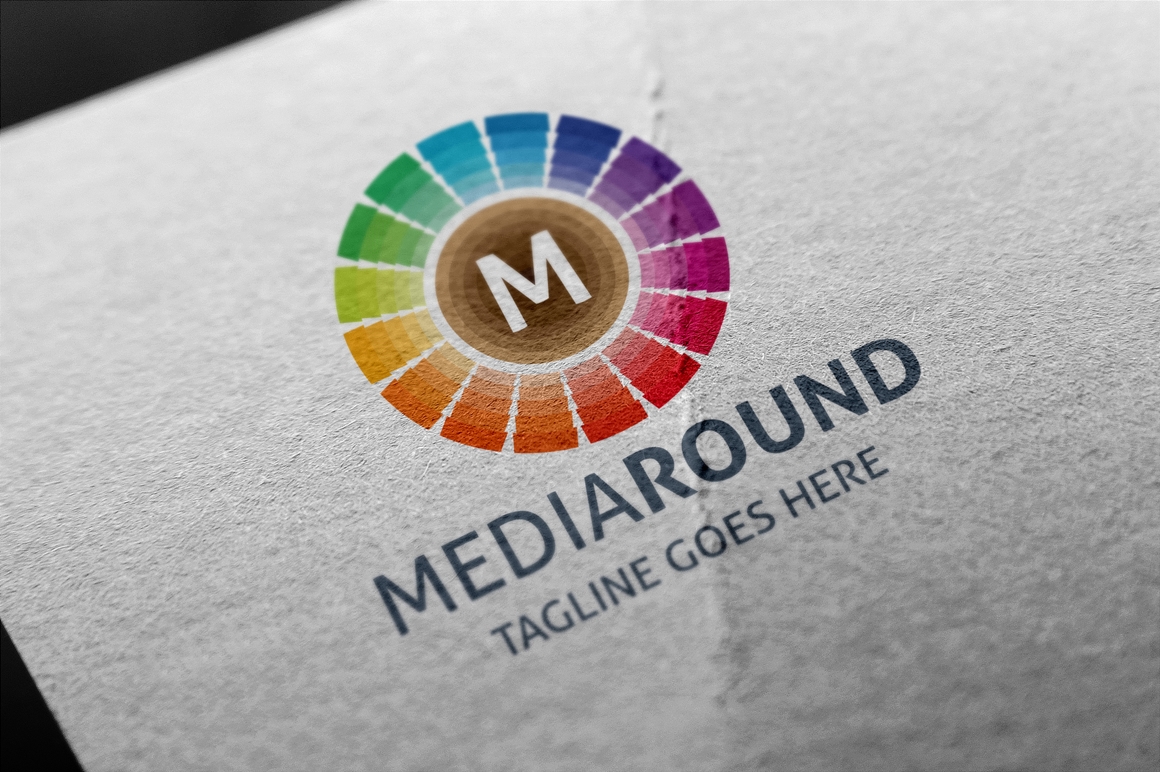 Download Шаблон логотипа "Media Round (Letter M) Logo Template" / Media Round (Letter M) Logo Template - Шаблон логотипа на тему графика circle,colorful,play,spiral,spectrum,vortex,whirl,blend,blended,turbulent,video,media,movie,mix,ring,round,synergy,letter m,logo m,design