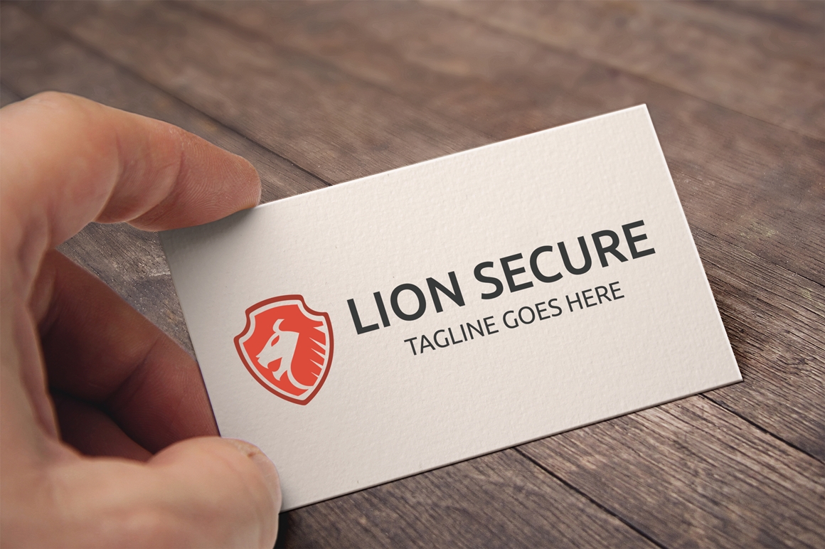 Download Шаблон логотипа "Lion Secure Logo Template" / Lion Secure Logo Template - Шаблон логотипа на тему графика animal,belongings,brown,business,data,face,guard,lion,logo,protect,safe,secure,security,shield