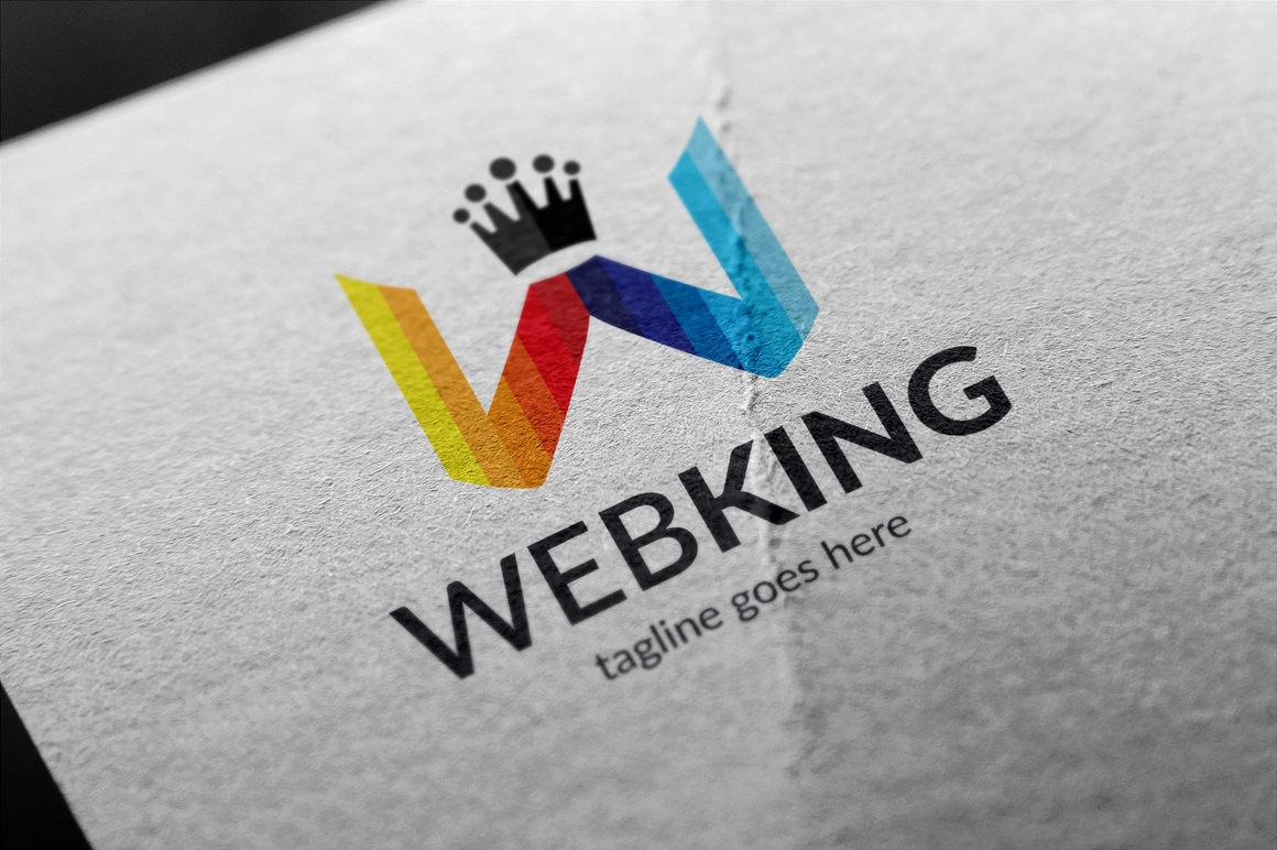 Download Шаблон логотипа "Web King (Letter W) Logo Template" / Web King (Letter W) Logo Template - Шаблон логотипа на тему графика company,corporate,creative,development,innovation,integration,logo,logotype,minimal,modern,new,pixel,professional,technology,unique,web