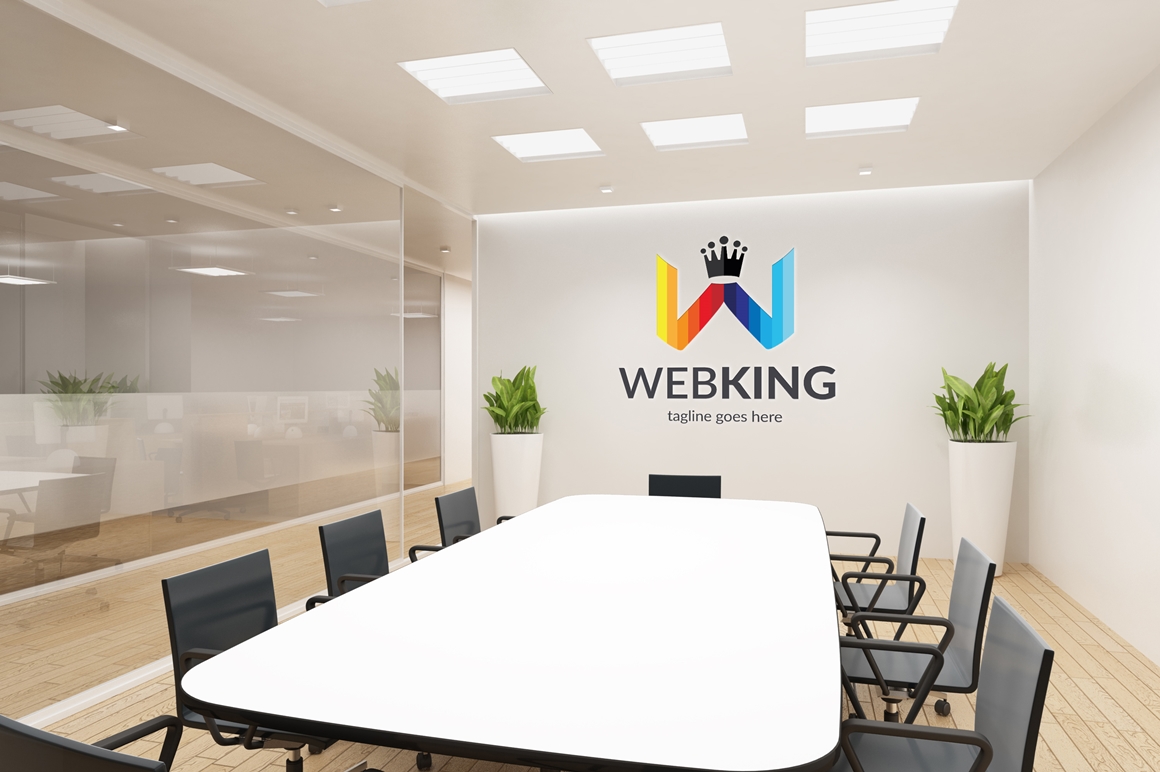 Download Шаблон логотипа "Web King (Letter W) Logo Template" / Web King (Letter W) Logo Template - Шаблон логотипа на тему графика company,corporate,creative,development,innovation,integration,logo,logotype,minimal,modern,new,pixel,professional,technology,unique,web