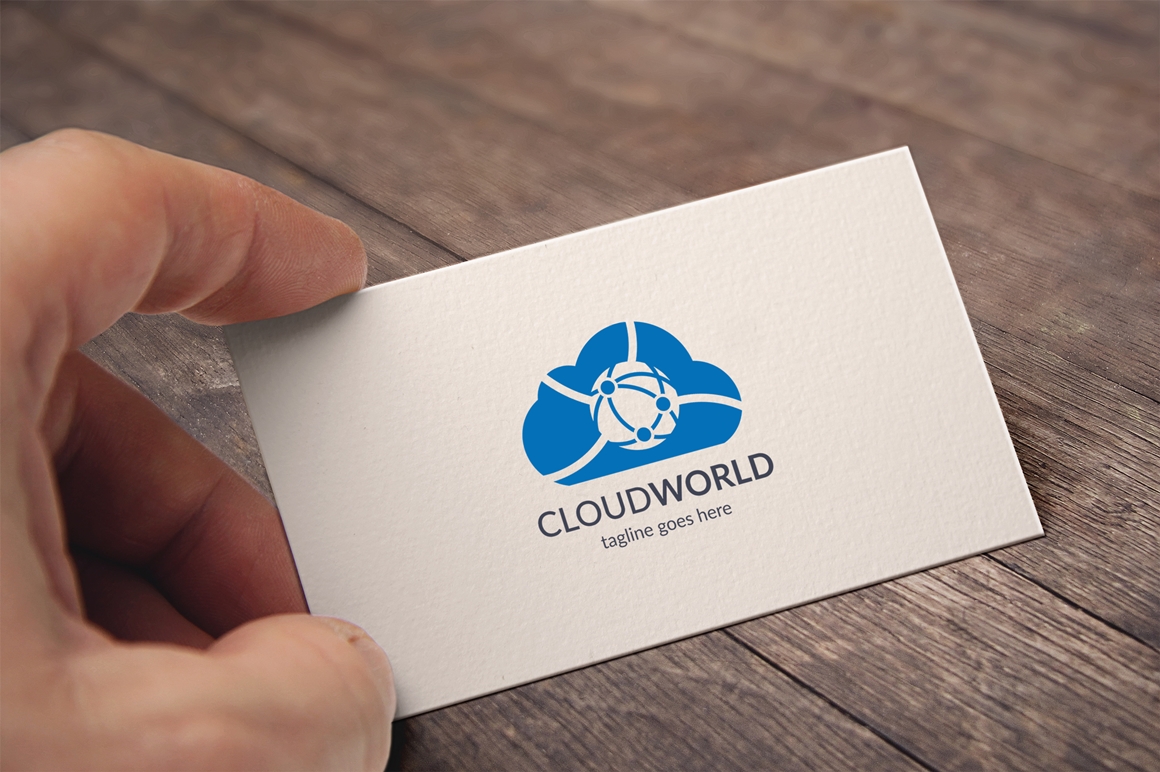 Download Шаблон логотипа "Cloud World Logo Template" / Cloud World Logo Template - Шаблон логотипа на тему графика blue,business,cloud jobs,cloud logo,data,download,engineer,internet,iphone,mobile,pixel,platform,services,software,star,storage,web,world