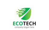 Eco Tech Plantilla de Logotipo Captura de Pantalla Pequeña Plantilla de Logotipo para Sitio de Gráficos
