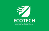 Eco Tech Plantilla de Logotipo Captura de Pantalla Pequeña Plantilla de Logotipo para Sitio de Gráficos