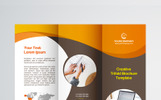 Creative Trifold Brochure Template. 2 Color Styles Corporate identity Theme Small Screenshot Creative Trifold Brochure Template. 2 Color Styles Corporate Identity Template