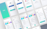Helio to-do list iOS UI kit Ui elementen thema Klein Screenshot "Helio to-do list iOS UI kit" UI Elementen