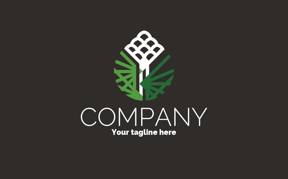Needles and Cone Logo Theme Kleiner Screenshot Logo Vorlage namens "Needles and Cone"