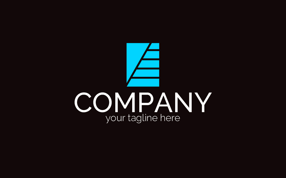Download Шаблон логотипа "Stairs Logo Template" / Stairs Logo Template - Шаблон логотипа на тему графика stairs,steps,attic,loft,roof,business,finance,education,growth,development,lift,real,estate,rent,sign,minimalism,one,color,two,colors