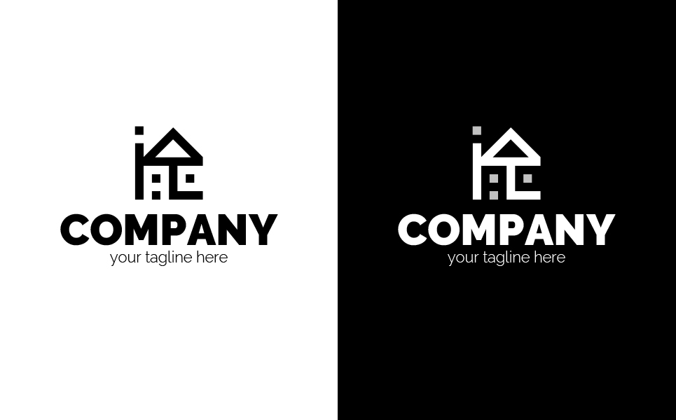 Download Шаблон логотипа "House and Arrow Logo Template" / House and Arrow Logo Template - Шаблон логотипа на тему графика i,arrow,house,repair,building,umbrella,construction,real,estate,business,finance,design,drawing,architecture,digital,technology,labyrinth,printing,number,designer