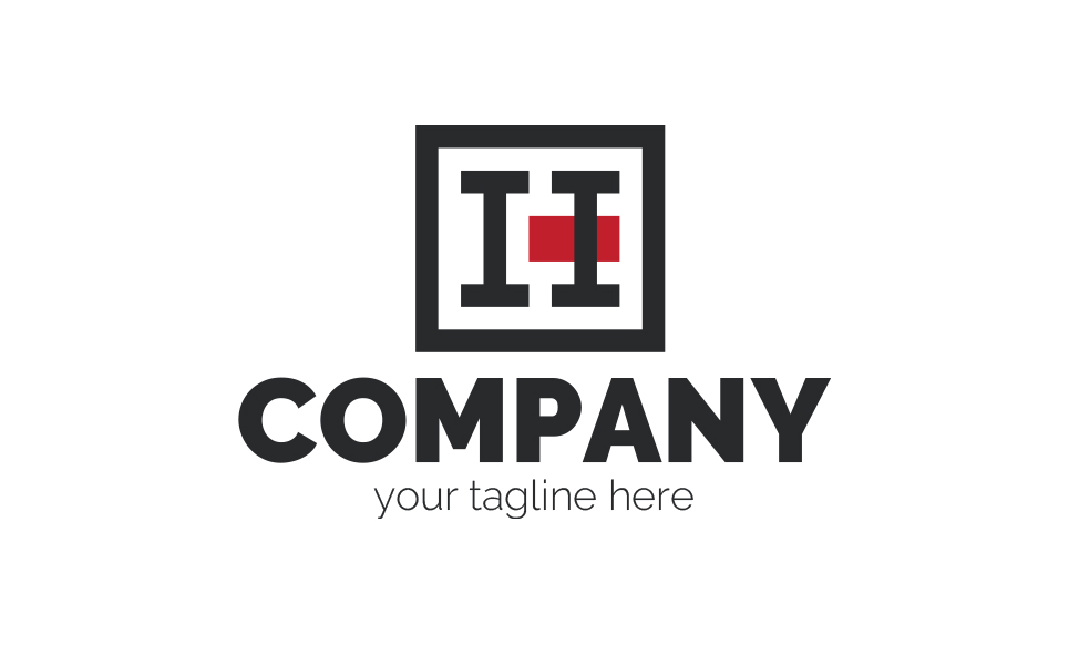 Download Шаблон логотипа "Square Design Logo Template" / Square Design Logo Template - Шаблон логотипа на тему графика i,h,square,building,real,estate,architecture,construction,business,finance,training,assistance,insurance,lawyer,sign,minimalism,one,color,two,colors