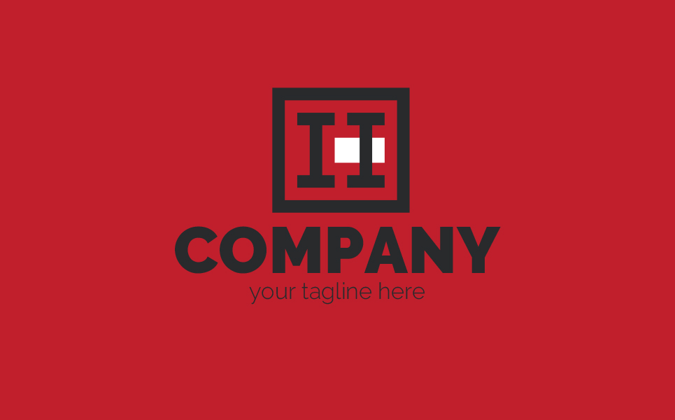 Download Шаблон логотипа "Square Design Logo Template" / Square Design Logo Template - Шаблон логотипа на тему графика i,h,square,building,real,estate,architecture,construction,business,finance,training,assistance,insurance,lawyer,sign,minimalism,one,color,two,colors