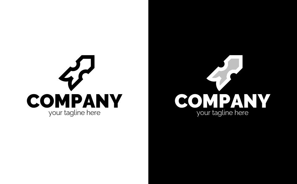 Download Шаблон логотипа "Rocket Logo Template" / Rocket Logo Template - Шаблон логотипа на тему графика m,rocket,arrow,flight,speed,dynamics,development,business,training,growth,innovation,accuracy,technology,sign,minimalism,one,color,four,colors,emblem