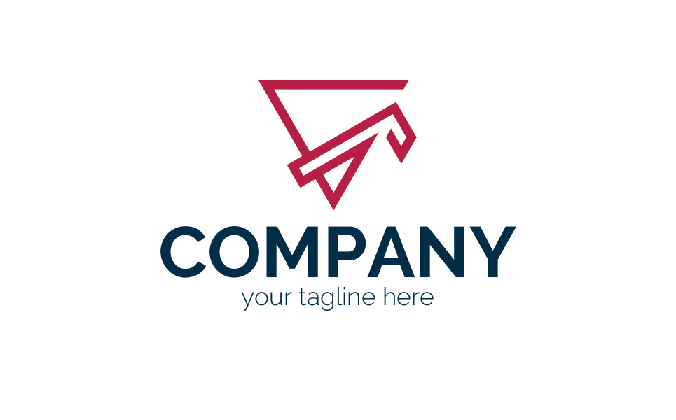 Download Шаблон логотипа "Triangle with an arrow Logo Template" / Triangle with an arrow Logo Template - Шаблон логотипа на тему графика arrow,dynamics,development,training,business,finance,real,estate,leader,construction,sign,minimalism,one,color,two,colors,emblem