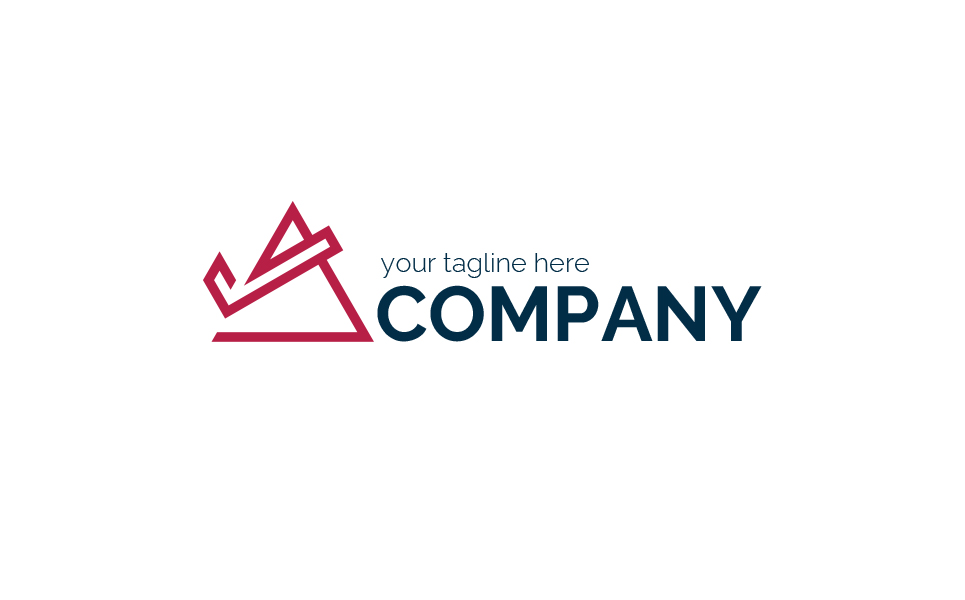 Download Шаблон логотипа "Triangle with an arrow Logo Template" / Triangle with an arrow Logo Template - Шаблон логотипа на тему графика arrow,dynamics,development,training,business,finance,real,estate,leader,construction,sign,minimalism,one,color,two,colors,emblem