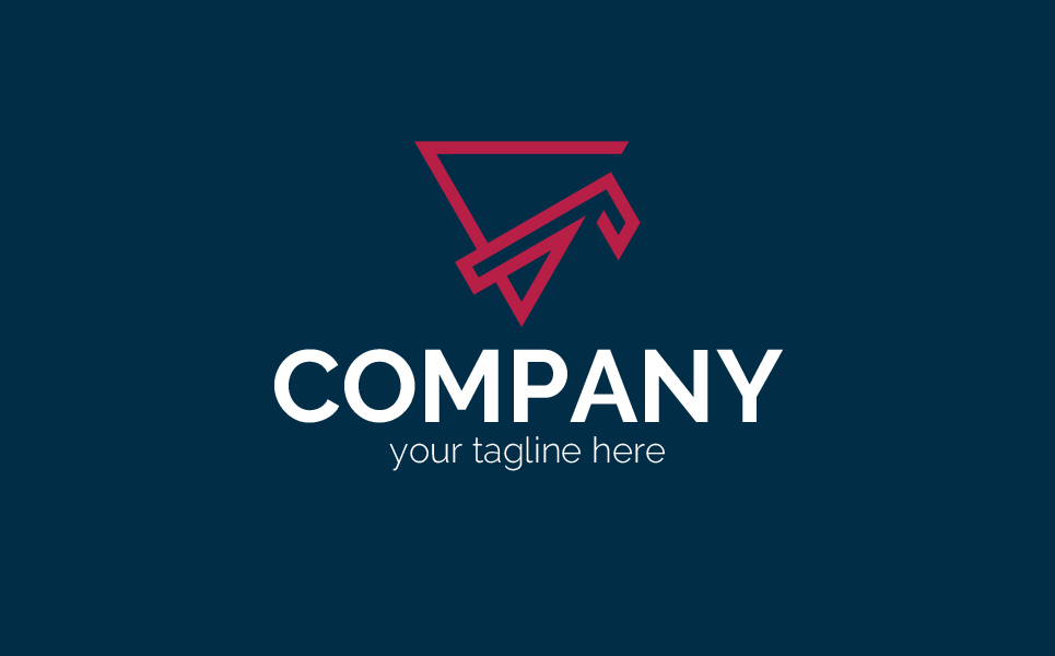 Download Шаблон логотипа "Triangle with an arrow Logo Template" / Triangle with an arrow Logo Template - Шаблон логотипа на тему графика arrow,dynamics,development,training,business,finance,real,estate,leader,construction,sign,minimalism,one,color,two,colors,emblem