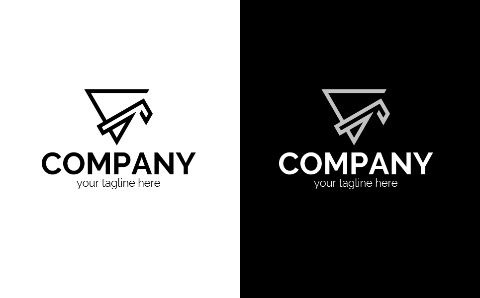 Download Шаблон логотипа "Triangle with an arrow Logo Template" / Triangle with an arrow Logo Template - Шаблон логотипа на тему графика arrow,dynamics,development,training,business,finance,real,estate,leader,construction,sign,minimalism,one,color,two,colors,emblem